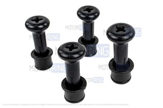 Комплект обивок дверей образца 2105 с пластиковыми ручками стеклоподъемников и ручками дверей образца 2107 для ВАЗ 2101-2107