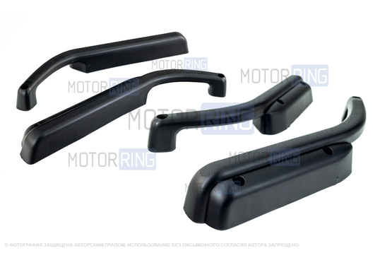 Комплект обивок дверей образца 2106 с металлическими ручками стеклоподъемников и ручками дверей образца 21011 для ВАЗ 2101-2107