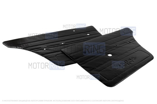 Комплект обивок дверей образца 2106 с пластиковыми ручками стеклоподъемников и ручками дверей образца 21011 для ВАЗ 2101-2107