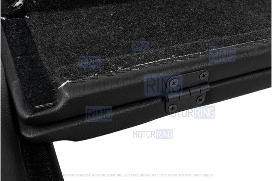 Акустическая полка VS-Avto кожзам с боковинами для Шевроле Нива, Лада Нива Тревел