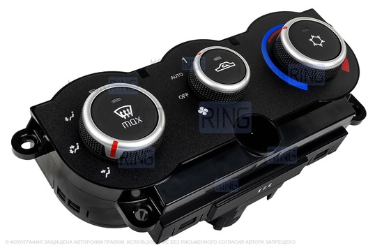 Блок управления климатической установкой BBC с зеленой подсветкой для Лада Калина 2, Гранта, Datsun