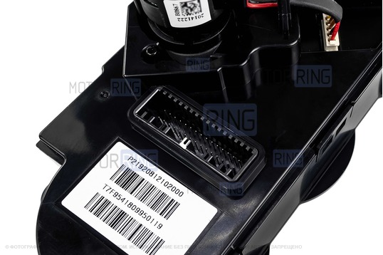 Блок управления климатической установкой BBC с зеленой подсветкой для Лада Калина 2, Гранта, Datsun