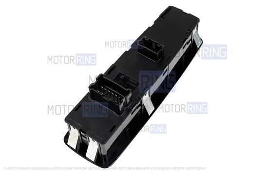 Блок управления стеклоподъемниками c автодоводчиками и зеркалами без электроскладывания в Хром рамке для Лада Веста NG