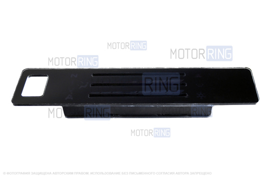 Консоль панели приборов с панелью блока отопителя (белая LED подстветка) для Лада 4х4 (Нива) до 2019 г.в.