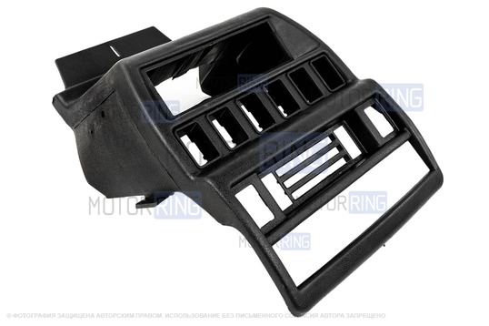 Консоль панели приборов с панелью блока отопителя (белая LED подстветка) для Лада 4х4 (Нива) до 2019 г.в.