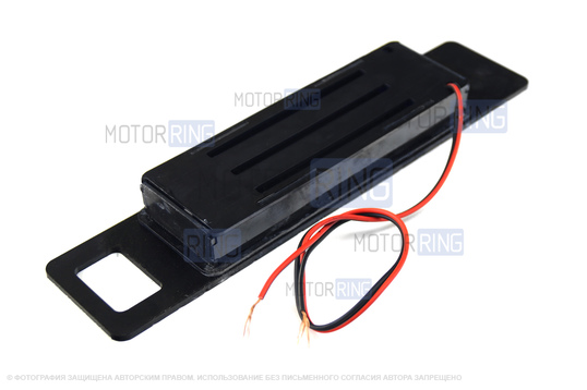 Консоль панели приборов с панелью блока отопителя (красная LED подстветка) для Лада 4х4 (Нива) до 2019 г.в.