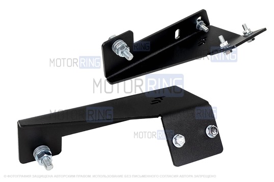 Защита заднего бампера ТехноСфера Уголки прямые d51 для Лада Ларгус