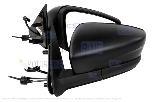 Боковые механические зеркала Salina Лифтбек с обогревом для Лада Гранта, Гранта FL, Калина, Калина 2, Датсун_1