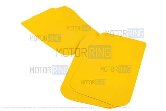 Универсальные большие брызговики SPARCO желтые