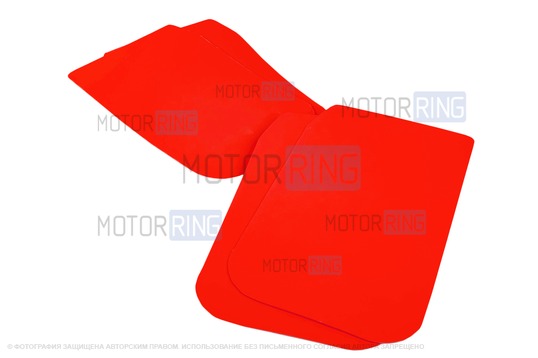 Универсальные большие брызговики SPARCO красные