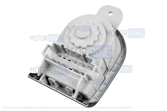 Модуль управления светотехникой (МУС) АВАР с белой подсветкой под комплектацию Люкс для Лада Гранта FL, Лада Нива Легенд с функцией автосвет и ПТФ