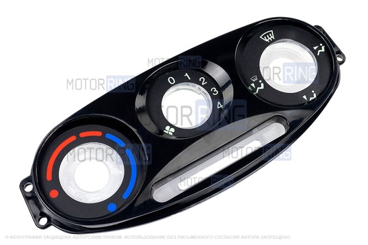 Шкала блока управления отопителем с рамкой (облицовкой) для Лада Калина, Калина 2, Гранта, Гранта FL, Датсун_1