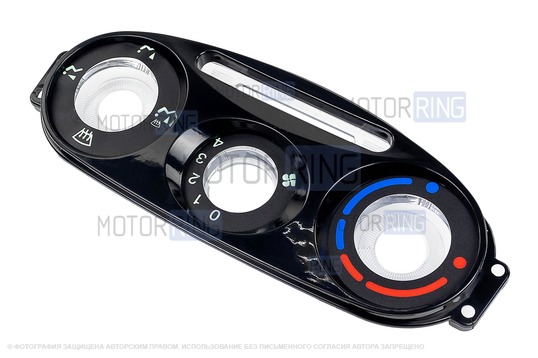 Шкала блока управления отопителем с рамкой (облицовкой) для Лада Калина, Калина 2, Гранта, Гранта FL, Датсун