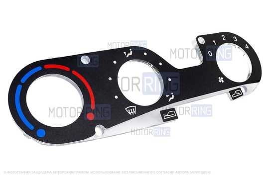 Шкала символов рычагов отопителя без облицовки для Шевроле Нива, Лада Нива Тревел_1