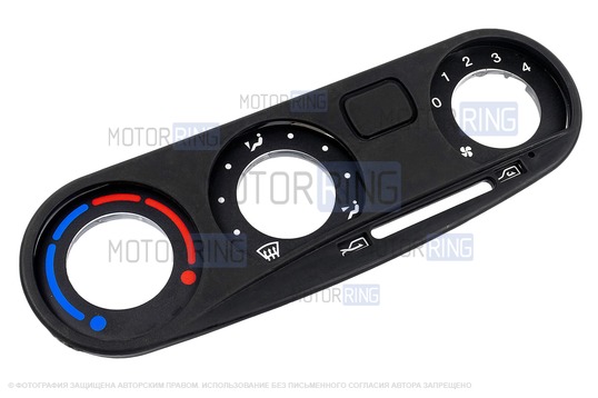 Облицовка рычагов управления отопителем с пластиной символов для Шевроле Нива, лада Нива Тревел_1