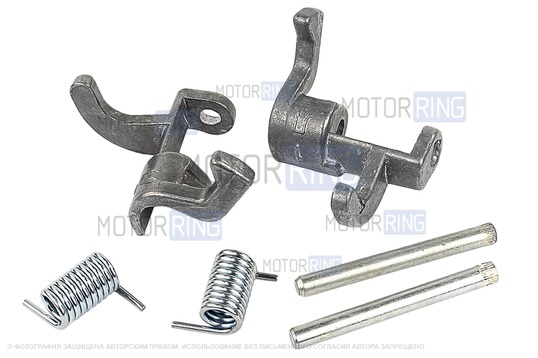 Ремкомплект задних наружных ручек (под крючок) для Лада Калина, Калина 2, Гранта до 2015 г.в._1