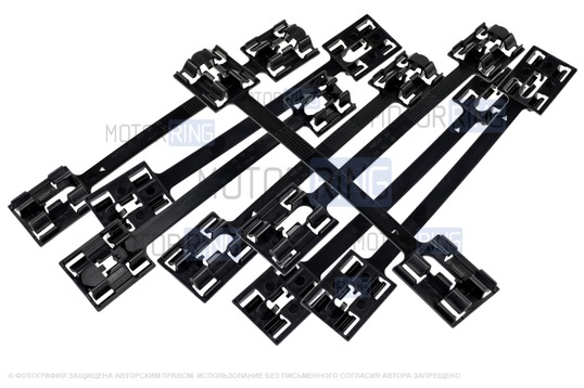 Планки крепление порогов 8шт для Шевроле Нива с 2009 г.в., Лада Нива Тревел_1
