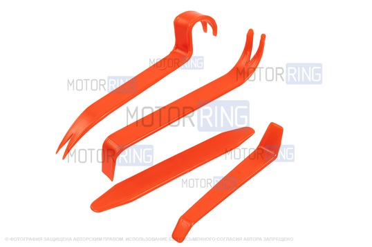 Набор съемников для демонтажа клипс из 4 предметов