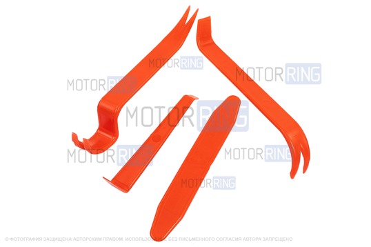 Набор съемников для демонтажа клипс из 4 предметов