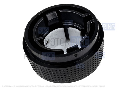 Ручка управления режимами (скоростью) печки с серебристым кольцом для Лада Калина, Калина 2, Гранта, Гранта FL, Datsun