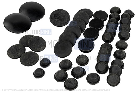 Ремкомплект заглушек технологических отверстий пола (днища) для ВАЗ 2108-21099, 2113-2115_1