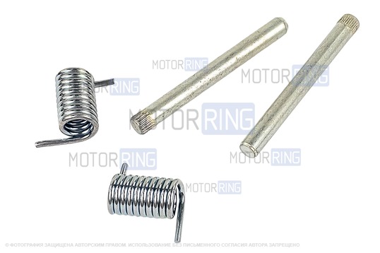 Ремкомплект задних наружных ручек (под кольцо) для Лада Калина 2, Гранта с 2015 г.в., Гранта FL, Нива Тревел, Шевроле Нива