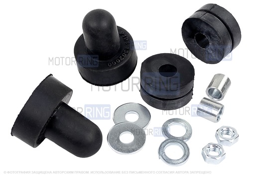 Ремкомплект крепления радиатора для Лада Калина, Калина 2, Приора, Гранта_1