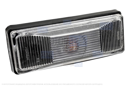 Повторитель указателя поворота белый с черным основанием для ВАЗ 2106, Лада 4х4, Нива Легенд