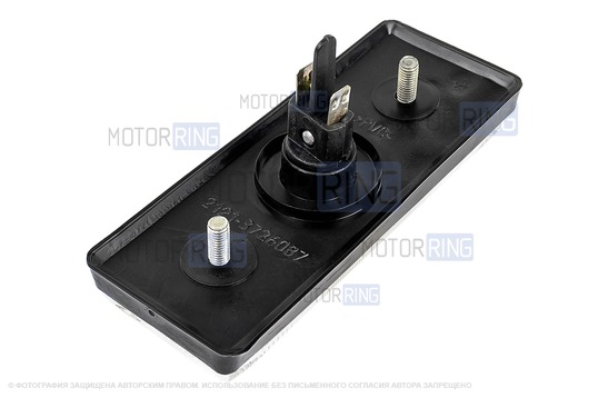 Повторитель указателя поворота белый с черным основанием для ВАЗ 2106, Лада 4х4, Нива Легенд