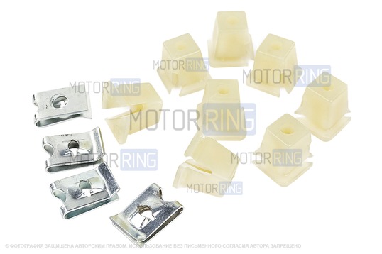 Комплект крепежа переднего крыла для Лада Калина, Гранта, Приора