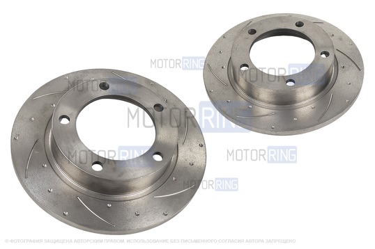 Комплект передних тормозов GTS под суппорт 2108 для Лада 4х4 (Нива) до 2016 г.в., Нива Тревел, Шевроле Нива