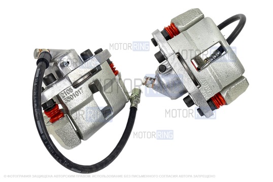 Комплект передних тормозов GTS под суппорт 2108 для Лада 4х4 (Нива) до 2016 г.в., Нива Тревел, Шевроле Нива