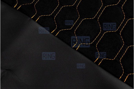 Обивка сидений (не чехлы) экокожа с алькантарой (цветная строчка Соты) для ВАЗ 2108-21099, 2113-2115, 5-дверная Лада 4х4 (Нива) 2131