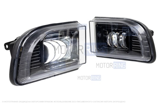 Диодные ПТФ Sal-Man 50W 4600lux для Шевроле Лачетти 2004-2013 г.в. седан, универсал_1