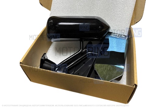 Универсальные боковые зеркала F3 черный лак_1