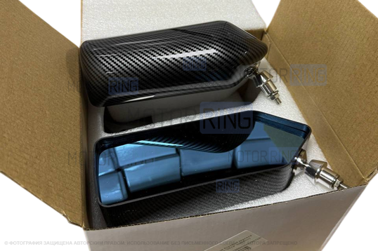 Универсальные боковые зеркала Silvia под карбон_1