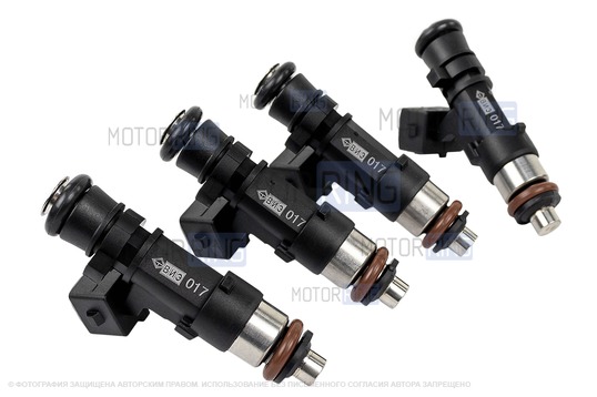 Комплект форсунок ВИЭ 017 для 8 кл ВАЗ 2110-2112, 2113-2115, Лада Калина, Калина 2, Гранта, Приора, 4х4, Нива Легенд, Нива Тревел, Шевроле Нива_1