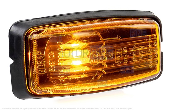 Комплект оранжевых указателей поворота на крылья для ВАЗ 2113-2115, Шевроле Нива