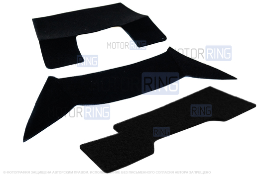 Ворсовая обивка бардачка и внутренней полки вещевого ящика для Лада Калина 2, Гранта FL_1