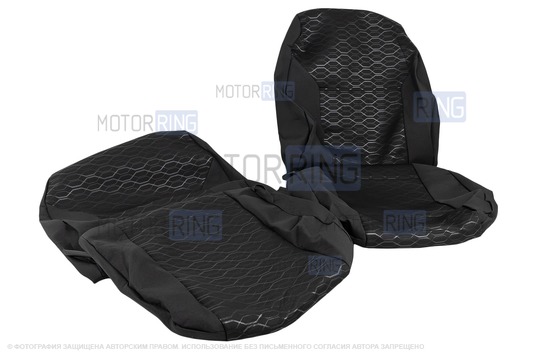 Обивка сидений (не чехлы) центр термотиснение Трек для Шевроле Нива после 2014 г.в., Лада Нива 2123