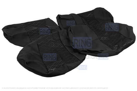 Обивка сидений (не чехлы) центр термотиснение Трек для Шевроле Нива после 2014 г.в., Лада Нива 2123