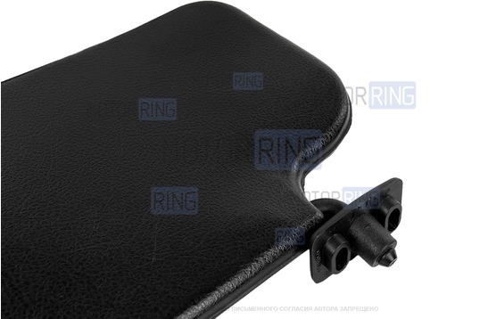 Черные солнцезащитные козырьки с зеркалом для ВАЗ 2108-21099, 2113-2115