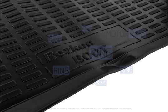 Полиуретановый коврик Rezkon в багажник для 5-дверных Лада 4х4 (Нива) до 2016 г.в.