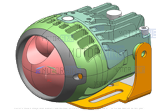 Диодные ПТФ Sal-Man 60W 13000lux для Газ Волга 3110_1