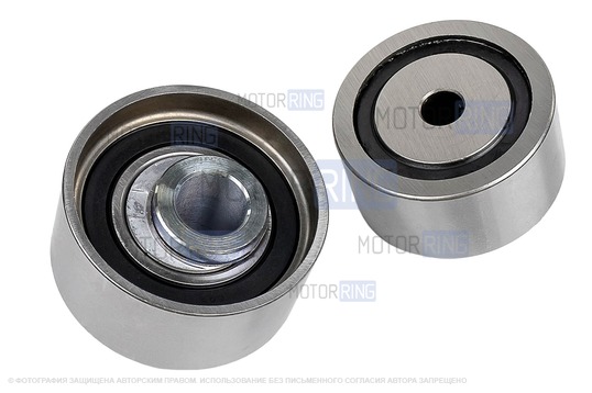 Ролики ГРМ металлические натяжной и опорный Marel Magnum для 16 кл Лада Приора, Калина, Калина 2, Гранта, Гранта FL, Ларгус, Ларгус FL, Веста, Икс Рей, Датсун