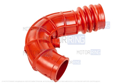 Патрубки двигателя армированный каучук красные для 16 кл Лада Приора