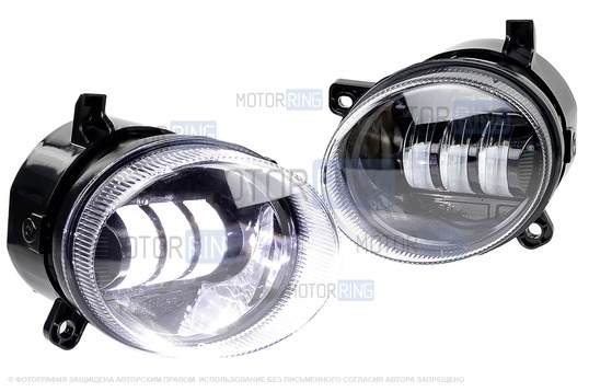 Диодные ПТФ Sal-Man 50W 4600lux для Ауди А4, А5, А6, Q5_1