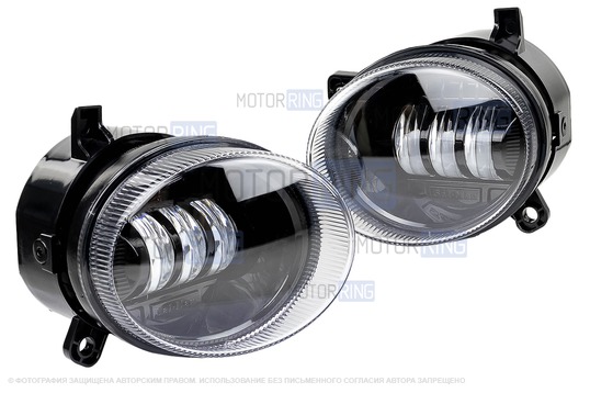 Диодные ПТФ Sal-Man 50W 4600lux для Ауди А4, А5, А6, Q5