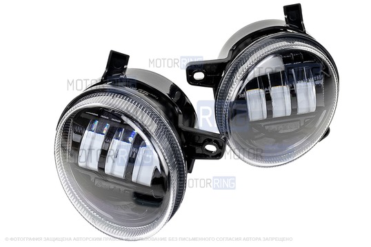 Диодные ПТФ Sal-Man 50W 4600lux для Ауди А4, А5, А6, Q5