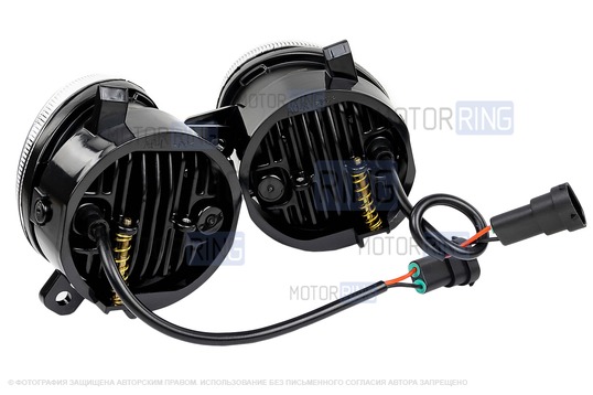 Диодные ПТФ Sal-Man 50W 4600lux для Ауди А4, А5, А6, Q5